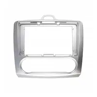 Перехідна рамка 9" Lesko Silver для авто Ford Focus 2 покоління 2004-2008р / рестайлінг 2008-2011р.Auto AC