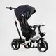Детские велосипед BestTrike "Oscar". Поворотное сиденье, складной руль, корзина. Blue and Black (138542)