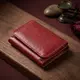 Компактный кошелек удобного формата из натуральной кожи ST Leather 23077 Бордовый