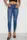 Джинсы женские однотонные Skinny, цвет синий, 244RS5711