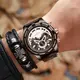 Часы мужские Megalith 8042M | Rubber Band Brown