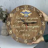 Іменний годинник для вчителя від випускників, подарунок вчительці на день вчителя, випускний, 1 вересня, годинник на стіну в клас