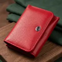 Горизонтальний гаманець для жінок із натуральної шкіри ST Leather 19478 Червоний