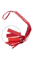 Флогер S&amp;M Fancy Leather Floger, Red, кожа