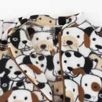 Комбінезон теплий для малят на блискавці з собачками Puppies