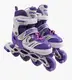Роликовые коньки 633-L Best Roller колеса PU светятся. Violet (размер 39-43) (174529)