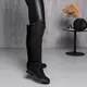 Ботфорты женские зимние Fashion Abu 3890 36 размер 23,5 см Черный
