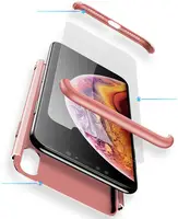 Чохол-накладка GKK 3 in 1 Apple iPhone XS Max Rose Gold