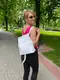 Белый - большой рюкзак-трансофрмер (сумка-рюкзак) Lady Bags - школа, институт (2031)
