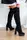 Ботфорты женские Fashion Brier 2335 40 размер 26 см Черный