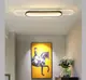 Современный длинный потолочный светильник LED для комнаты кухни ванной 26785 Коричневый 5х12х80 см.
