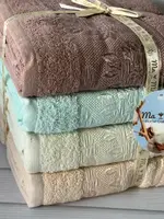 Mame yaprak 70х140см., 4 шт/уп. Рушники. Бавовна. (5498-ypr)