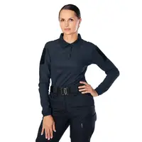 Поло Pani Patrol 2.0 (perf.) Long CoolPass LT Темно-синее (8889), L