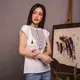 Вышиванка женская Moderika Ожерелье с нежной вышивкой XS