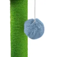 Когтеточка для кота з полицею і іграшкою Taotaopets 045516 Cactus Green 52*31 см дряпка