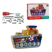 Човен 4FUN Game Club Wood, викрутка, шестигранник, болти. Multicolor (134463)