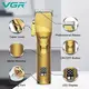 Аккумуляторная машинка для стрижки волос VGR V-280 с дисплеем и насадками.