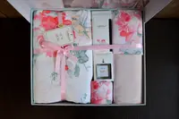 Постільна білизна з літнім покривалом + парфюм Istanbul 220×240 Jardin parfum Mint