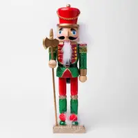 Фигура новогодняя Novogod'ko Щелкунчик 974679 30 см красная с зеленым