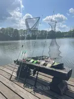 Набір Універсальний 2.4 м Вудочки "Крокодили" з котушками "Кобра", підсаком, садком та чохлом