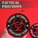 Набор шевронов 2 шт Zombie Outbreak Response Team 8 см, вышитый патч нашивка шеврон