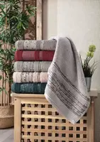 Golden бамбуковые полотенца 50х90см., 6 шт/уп. Pupilla Турция.