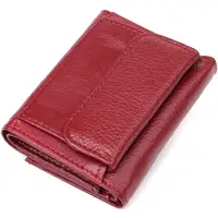 Мініатюрний жіночий гаманець із натуральної шкіри ST Leather 23082 Бордовий