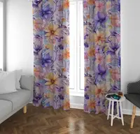 Шторы 3D Цветочный сад 31661 300х150 см