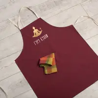 Фартук "Гуру кухни", Бургунди, русский