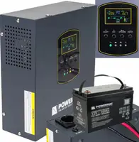 ИБП Powermat 1000ВА 800Вт чистая синусоида + аккумулятор Powermat 12В 100Ач  (Польша)