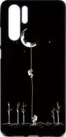 Чехол-накладка TOTO Cartoon Soft Silicone TPU Case Huawei P30 Pro Moon Black