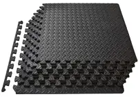 Татами мат EasyFit SwallowTail 4 шт (60х60х1 см) пазл ласточкин хвост с бортиком