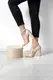 Туфли женские Fashion Chumley 2552 39 размер 25 см Бежевый