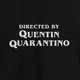 Футболка "Quentin Quarantino" женская, Черный, L, английский