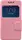 Чехол-книжка TOTO Book Silicone Slide Universal Cover With Window 5.3'-5.8' Pink