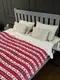 Плед Dushka Home Новогодний 21474 200х230 см бордовый