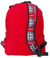 Міський рюкзак в клітку 25L Corvet, BP2013-58 червоний
