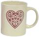 Кружка Ardesto Heart AR3074W 320 мл белая