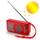 Колонка портативная с солнечной батареей Bluetooth T&G TG368 red красная