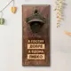 Открывачка для бутылок "В гостях добре, а вдома пивко", светлая
