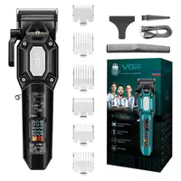 Аккумуляторная машинка для стрижки VGR V-600. Цвет: черный