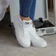 Сникеры женские Fashion Mirabo 3226 41 размер 26 см Белый