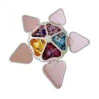 Органайзер для солодощів Peach Heart Shape 5 відсіків з підставкою для телефону