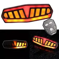 Велохолтар FY-1828 с указанием поворотов (red+yellow), ЗУ Type-C, Мигалка с аккумулятором на велосипед.