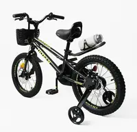 Детский двухколесный велосипед 16" дюймов Corso TAYGER TG-211 алюминиевая рама 1 скорость. Black and Yellow (176888)