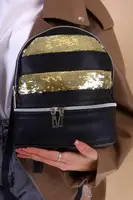 Рюкзак женский черный код 7-007