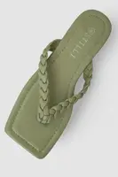 Шльопанці жіночі, колір оливковий, 248RL115