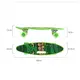 Пенни борд Халк Penny board Hulk Детская скейт доска с светящимися колесами Fish Skateboards