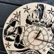 Часы настенные из дерева на боксерскую тематику