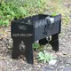 Мангал со встроенной шашлычницей и мотором на 8 шампуров